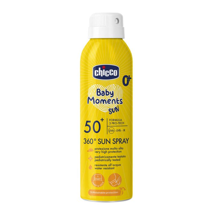 CHICCO - Spray pentru copii pentru bronzare 360° SPF50+ 150ml