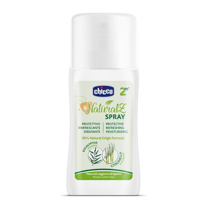 CHICCO - Spray anti-țânțari protector și răcoritor 95% ingrediente naturale 100ml, 2m+