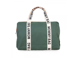 CHILDHOME - Genti plimbare Mommy Bag Canvas Green
