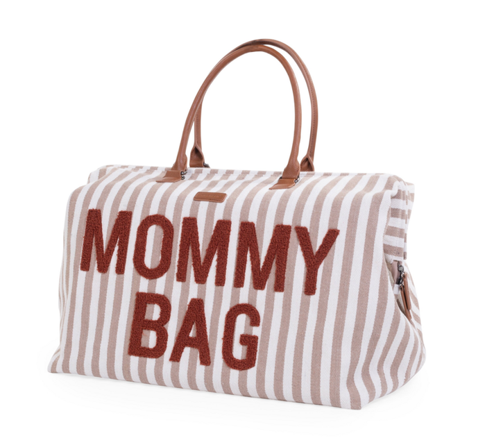 CHILDHOME - Geantă de schimbătoare Mommy Bag Canvas Nude
