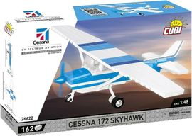 COBI - Cessna 172 Skyhawk-alb-albastru, 1:48, 162 CP