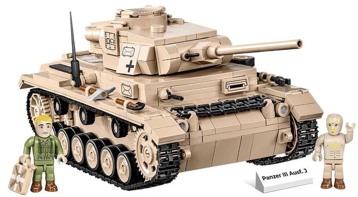 COBI - II WW Panzer III Ausf J, 2 în 1, 780 CP, 2 f