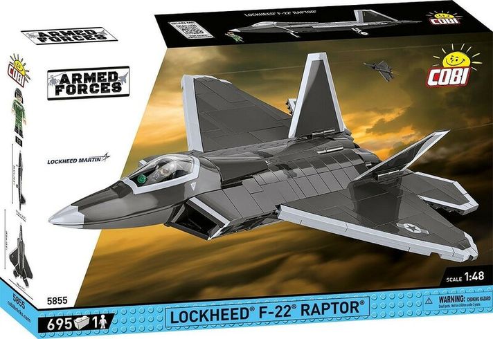 COBI - Lockheed F-22 Raptor, 1:48, 695 CP, 1 f