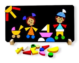 DETOA - Puzzle magnetic pentru copii