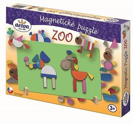DETOA - Puzzle magnetic cu grădina zoologică