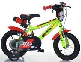 DINO BIKES - Bicicletă pentru copii 412US -12" negru-ro?u