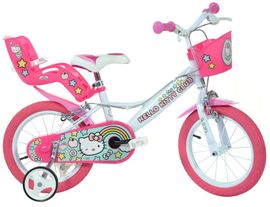 DINO BIKES - Bicicleta pentru copii 14" 144RL-HK2 Hello Kitty 2