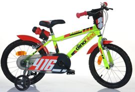 DINO BIKES - Bicicletă pentru copii 416US - 16"  negru - ro?u