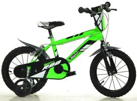 DINO BIKES - Bicicletă pentru copii 414UZ -14" Verde
