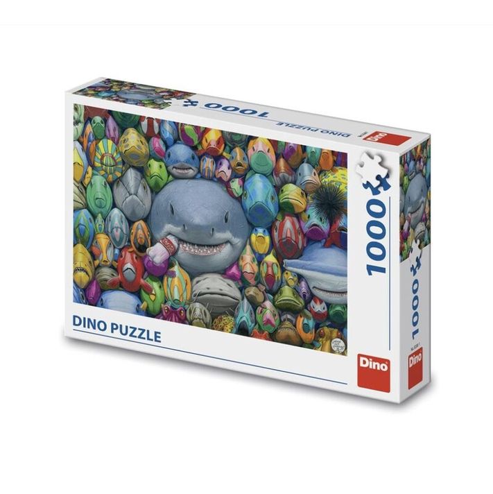 DINO - Pești colorați 1000 puzzle