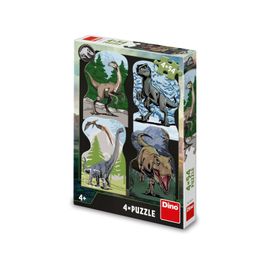 DINO - Jurassic World 4X54 puzzle de bord