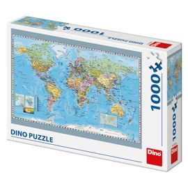 DINO - Puzzle Political World Map, producător Trefl.