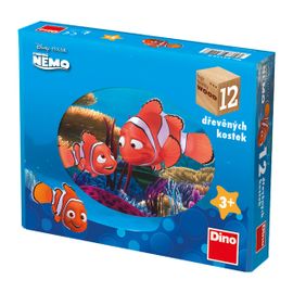 DINOTOYS - cub de lemn Nemo 12 buc