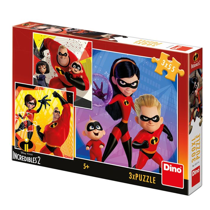 DINOTOYS - Family Amazing 2: Puzzle Heroes 3x55
