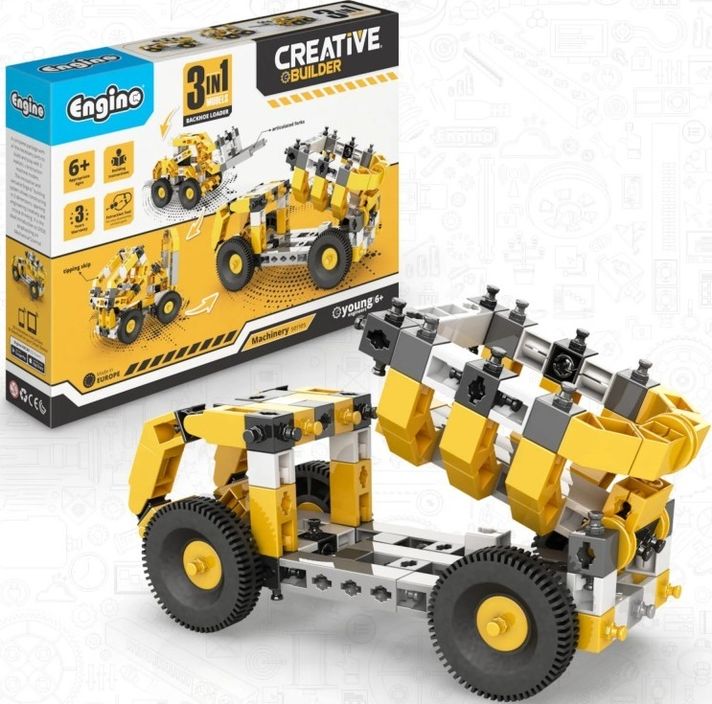 ENGINO - Set de mașini basculante Creative builder