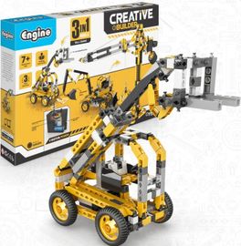 ENGINO - Set motorizat de mașini stivuitoare Creative constructor