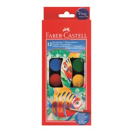 FABER CASTELL - Acuarele Faber-Castell 12 culori, 24mm