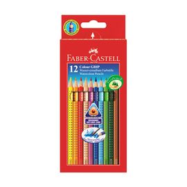 FABER CASTELL - Creioane colorate Grip 2001 set de 12 culori