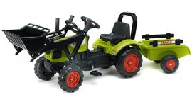 FALK - Tractor cu pedale 2040AM Claas Arion 410 cu încărcător ?i remorcă