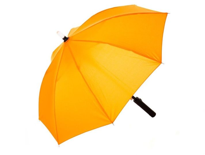 FILLIKID - Umbrelă pentru copii portocalie cu lumină LED