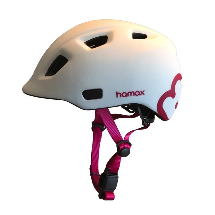 HAMAX - Cască de ciclism Thundercap White/Pink 47-52