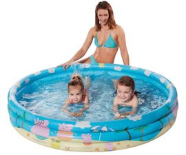 HAPPY PEOPLE - Peppa Pig piscină pentru copii, 3 inele
