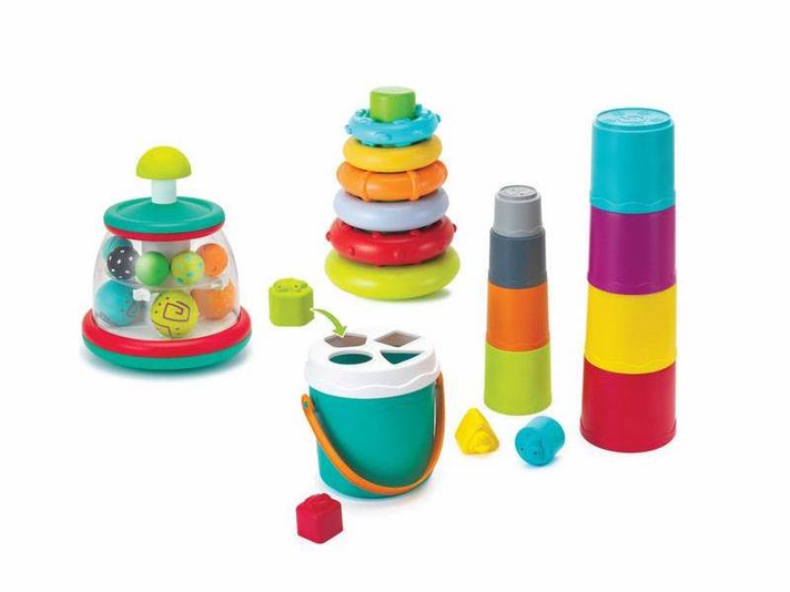 INFANTINO - Set de jucării 3in1 Stack, Sort & Spin
