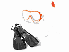 INTEX - Set snorkeling Wave Rider sport
