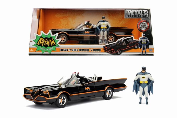JADA - Die-cast Batman 1966 Batman Classic Batmobile 1:24