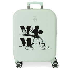 JOUMMA BAGS - ABS Călătorie valiza MICKEY MOUSE Happines Verde, 55x40x20cm, 37L, 3668624 (small exp.)
