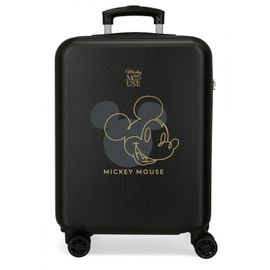 JOUMMA BAGS - ABS Călătorie valiza MICKEY MOUSE Outline Black, 55x38x20cm, 34L, 3471122 (small)