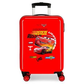 JOUMMA BAGS - Geantă de voiaj ABS de lux DISNEY CARS Rusteeze Red, 55x38x20cm, 34L, 2391721