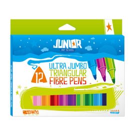JUNIOR - Markere colorate Ultra Jumbo, set de 12