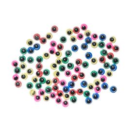 JUNIOR-ST - Decorațiuni ochi mișcători colorați 5 mm, set de 100 buc.