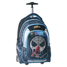 JUNIOR-ST - Rucsac școlar cu roți Trolley Spider-Man, W/G