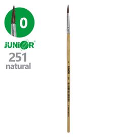 JUNIOR - Pensulă rotundă nr. 0 251 Natural