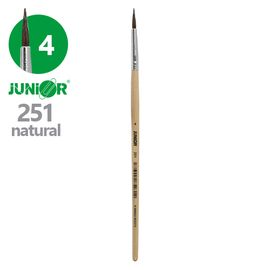 JUNIOR - Pensulă rotundă nr. 4 251 Natural