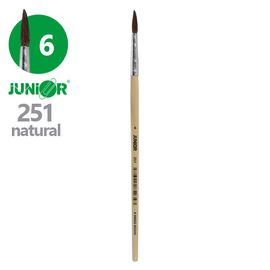 JUNIOR - Pensulă rotundă nr. 6 251 Natural