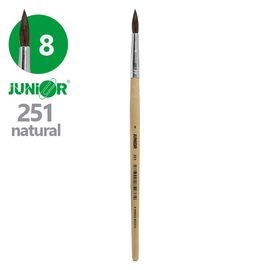 JUNIOR - Pensulă rotundă nr. 8 251 Natural