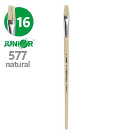 JUNIOR - Pensulă plată nr. 16 577 Natural