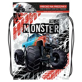 JUNIOR - Geantă pentru șervețele imprimată - Seria 4 - Monster Truck