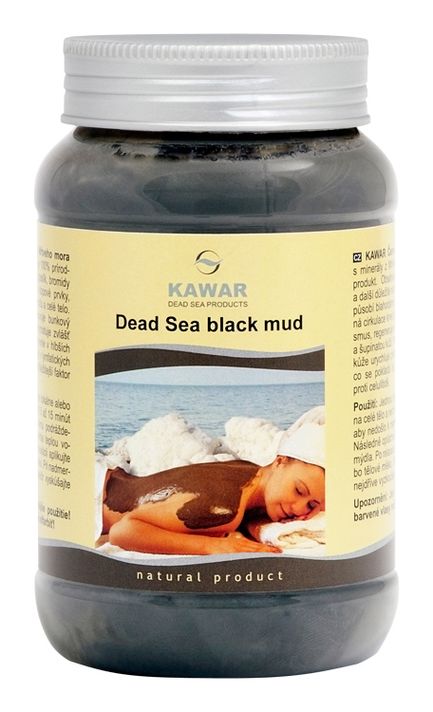 KAWAR - Nămol negru cu minerale din Marea Moartă 750g