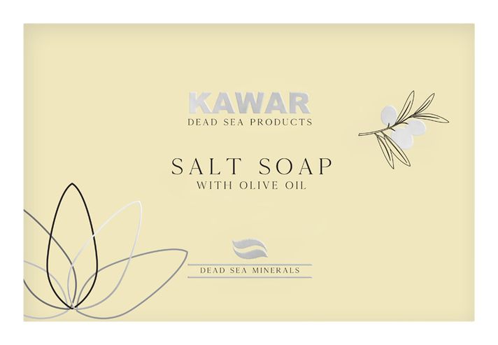 KAWAR - Săpun cu nămol negru de la Marea Moartă 120g