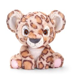 KEEL TOYS – SE1087 Keeleco Leopard - jucărie de pluș eco 16 cm