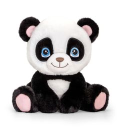KEEL TOYS - SE1089 Keeleco Panda - jucărie de pluș eco 16 cm