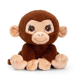 KEEL TOYS - SE1096 Keeleco Maimutele - jucărie de pluș eco 16 cm