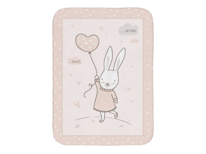 KIKKABOO - Pătură pentru copii Super Soft 80x110 cm Rabbits in Love