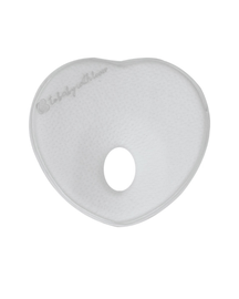 KIKKABOO - Pernă ergonomică din spumă cu memorie Heart Airknit Grey