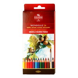 KOH-I-NOOR - Creioane colorate în acuarelă, set de 24, fructe