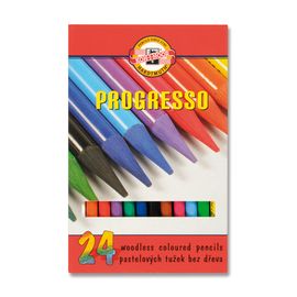 KOH-I-NOOR - Creioane colorate Progresso, set de 24